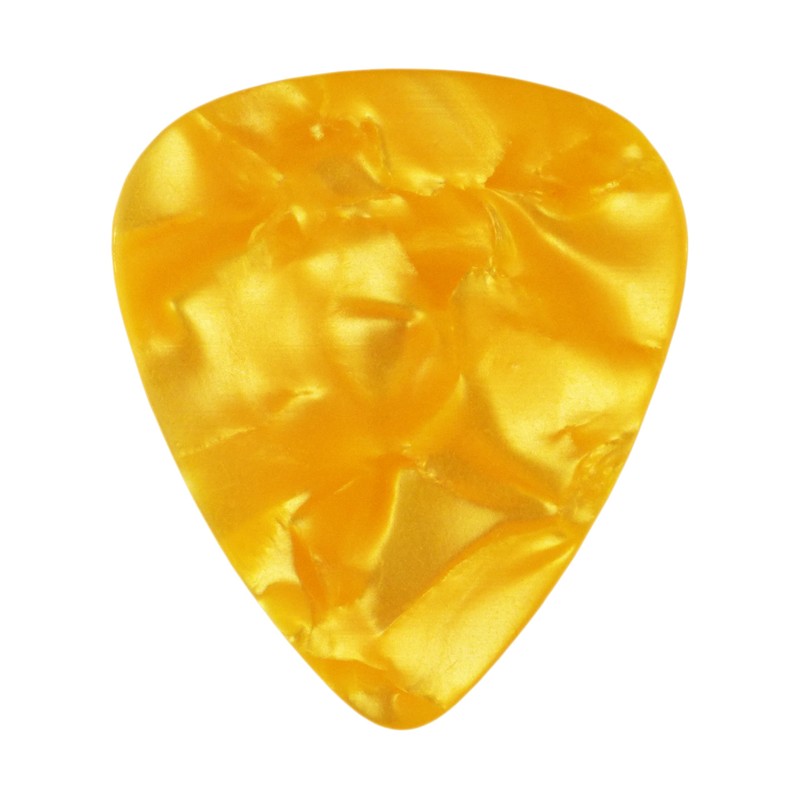 Celluloid Yellow Pearl Guitar Or Bass Pick - 0.46 mm