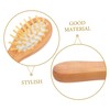 SAFIGLE 1set Portable Mini Wooden Comb Multipurpose Hairbrush Cushioning for