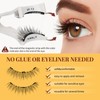 Long Lasting Magnetic Eyelashes Magnetic Eyelashes with Applicator Applicator Natural
