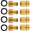 Garden Hose Quick Connector, 3/4 Inch GHT Thread Quick Connect
