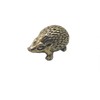 DMtse Brass Mini Adorable Animal Hedgehog Decor Statue Figurines for
