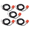 5Pcs Proximity Switch NPN Normally Open 100Hz Response Frequency IP65