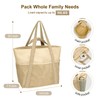 F-color Waterproof Beach Bags for Women - Machine Washable Travel