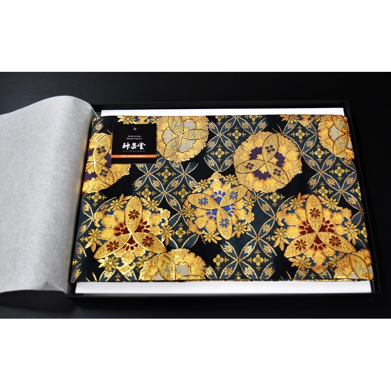 Shinsendo Kimono Table Runner, Japanese Hospitality, Japanese Table Coordination, 70.9
