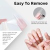 Solid Nail Glue Gel for False Nail Tips,2PCS 15g Super