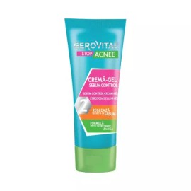 GEROVITAL STOP ACNE 피범 컨트롤 페이스 크림-젤 50ml GEROVITAL Stop Acne Pimple Control Face Cream-Gel 50ml