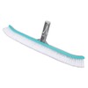 18in Swimming Pool Brush Plastic Nylon Stainless Steel Cleaning Tool