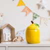 WK WENKRYGDN Lemon Kitchen Canisters Set of 2 Decorative Ceramic