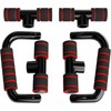 Push Up Bars for Men & Women (Red)