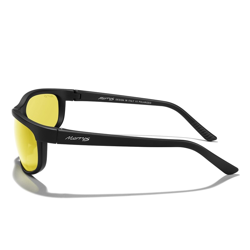 MERRY'S Wrap Around Sport Polarized Sunglasses for Men Women Driving
