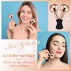 Baderke 2 Pcs Ice Globes for Facials Stainless Steel Cooling