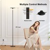 Dimmable Floor Lamp with Remote，Floor Lamps for Living Room Bedroom