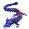 TEAONE Articulated Dragon, 3D Printed Dragon for Desktop Decor, Executive