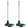 sourcing map 2pcs T-Handle Metric Nut Driver 6mm Dia 160mm