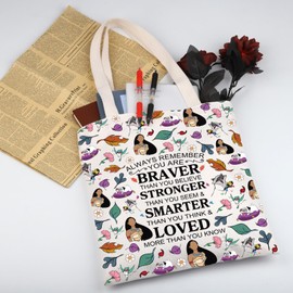 WSNANG Indian Princess Tote Bag Princess Fans Gifts Shopping Bag for Fairy Tale Fans Princess Squad Gifts(PocaH TB)