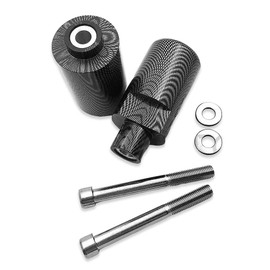 HTTMT MT219-007-CN Motorcycle No Cut Frame Slider Crash Protector Compatible with 2004 2005 Suzuki GSXR 600 750 Carbon (Left & Right Sides) (B00KZ8F9G2)
