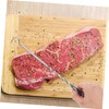 Levemolo Stainless Steel Meat Flipper Hook BBQ Food Turner for