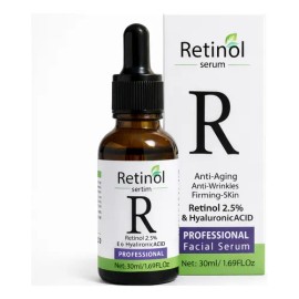 Suero Facial Retinol 2.5% Con Acido Hialuronico 30ml