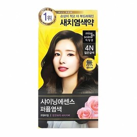 Mise-en-scène Shining Essence 4N hair dye hair color body painting hair dye bleach kit coloring Cash on delivery or payment upon order / 미쟝센 샤이닝에센스 4N 염색약 헤어 컬러 바디 페인 팅 머리 염색 탈색 제 키트 색소 착불 또는 주문시 결제