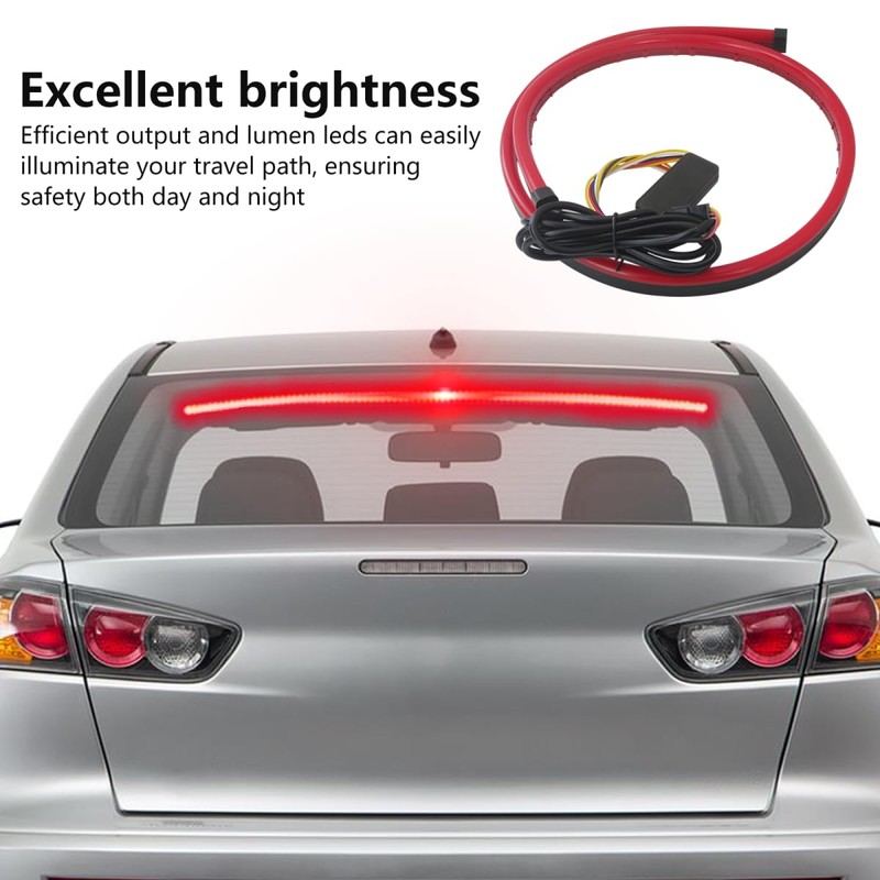 2025 Upgraded 40inch Car LED Rear 3rd Stop Brake Strip