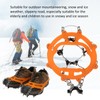 2Pcs Ice Traction Cleats Anti Skid Shoe Crampon Cover Snow