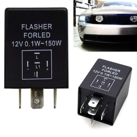 iJDMTOY 5-Pin EP27 FL27 Electronic LED Flasher Relay Fix As LED Turn Signal Bulbs Hyper Flash Fix