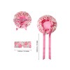 Vettres Double Layer Satin Bonnet for Sleeping with Detachable Eye