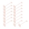 15PCS Table Number Holder 22cm Heart Shaped Iron Wire Picture