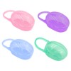 SAFIGLE 8pcs Portable Pacifier Holder Case Material Travel-Friendly Pacifier Storage