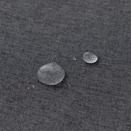 EMEMA Outdoor Waterproof Sofa Cushion Cover Waterproof Decorative Cushion Covers Decorative Cushion Cover Made of Polyester for Garden Sofa Living Room Bed Set of 2 40 x 40 cm Dark Grey