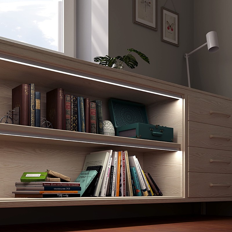 LED Profile in Silver P5-2 100 cm without Cover for