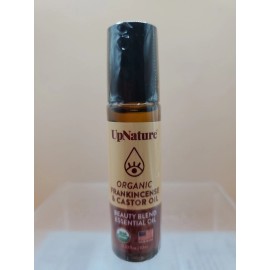 Upnature Organic Castor Oil and Frankincense Roll on 0.33Fl Oz Exp 01/2030 New