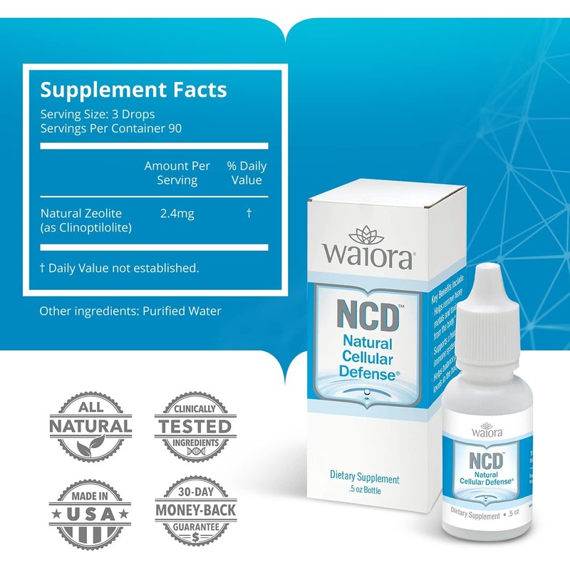 Natural Cellular Defense (NCD) Liquid Supplement, Advanced Mineral & Botanical
