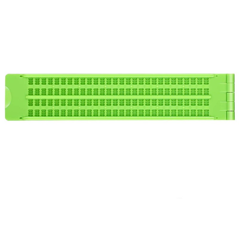 Braille Writing Slate and Stylus, 4 Lines 28 Cells