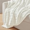 Topfinel Cuddly Blanket 130 x 150 cm White Bubble Blanket