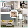 BTSKY Wooden + PU Retro Household Office Cube Square Tissue