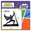 Superhero Metal Bookend – 6.5 Inch Heavy-Duty Book Holder with