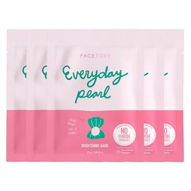 Everyday Pearl Radiance Boosting Mask With No Harsh Chemicals - For All Skin Types, Made in Korea - Strengthening, Balancing, and Illuminating (Pack o