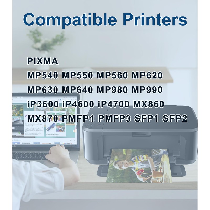 Compatible PGI-220 CLI-221 Ink Cartridge Replacement for Canon Pixma MX870