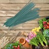 QMLING Pack of 110 Flower Wires, Green, Floristry Wire, 30