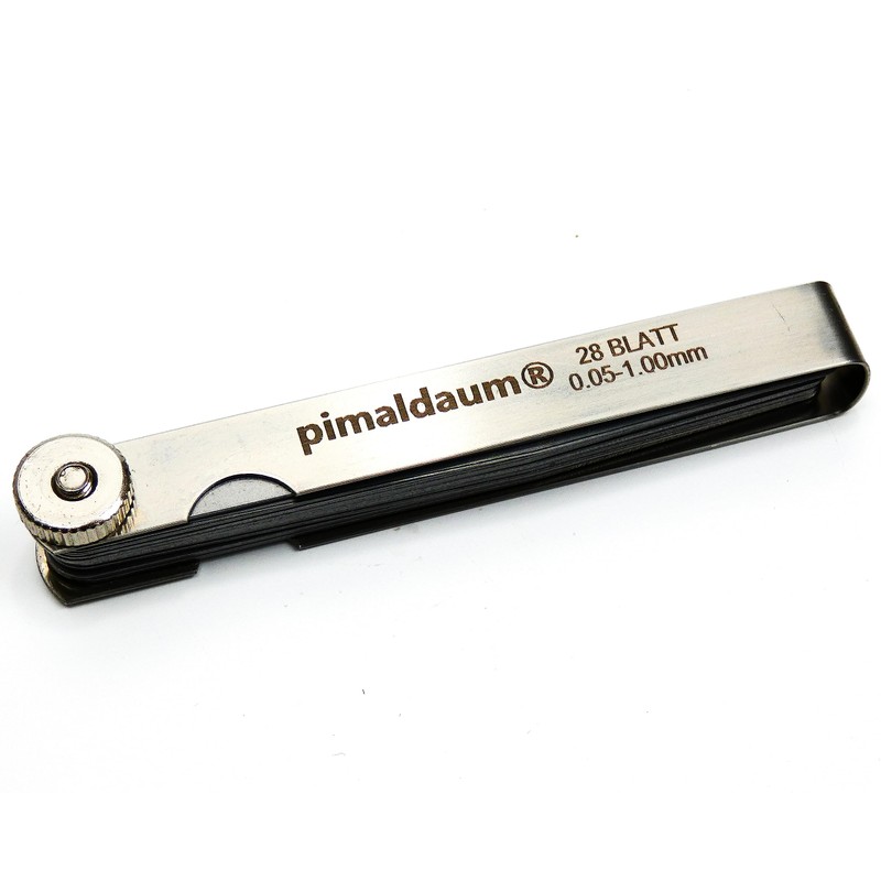PIMALDAUM Feeler Gauge Manganese Steel 32 Blades