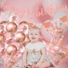 21PCS First Birthday Decorations Girl,Half Birthday Hat,Beautiful Halfbirthday Party Decorations,Stylish