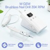 M GEM Brushless Nail Drill 35K RPM | Professional Cordless