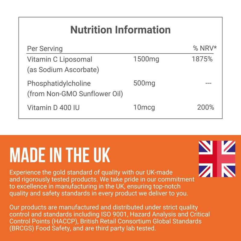 ProHealth Liposomal Vitamin C 2000mg + Vitamin D3 400IU softgels