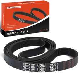 A-Premium Engine Serpentine Drive Belt Compatible with Ram 2500 3500 4500 5500 2011-2012 & Dodge Ram 2500 3500 2003-2010, Ram 4500 5500 2008-2010 & Sterling Truck Bullet 45, Bullet 55, 5.9L 6.7L