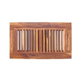 BambooMN 4" Inch x 9 7/8" Inch Strand Woven Bamboo Floor Register Air Vent Indent Cover - Tiger - 1 Cover