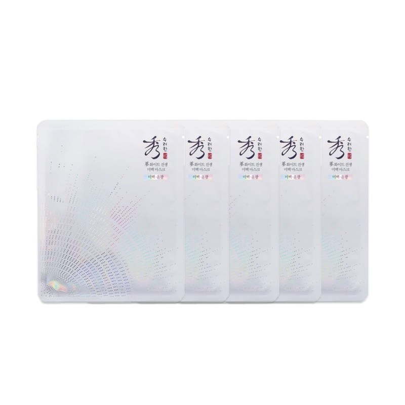 Sooryehan White Ginseng Whitening Mask 33ml / 수려한 화이트 진생