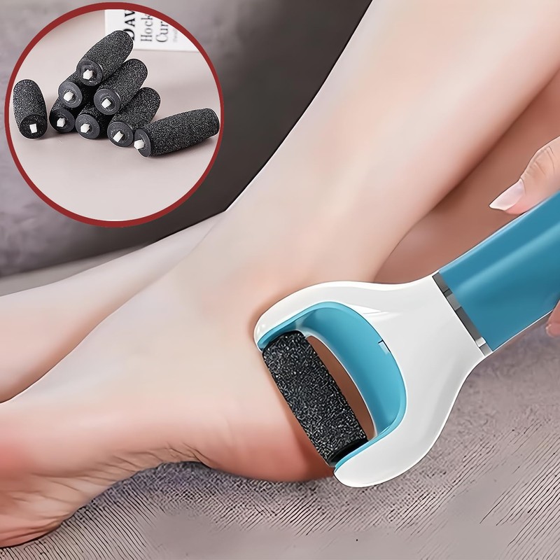 8PCS Foot File Replacement Rollers - Extra Coarse Refill Rollers