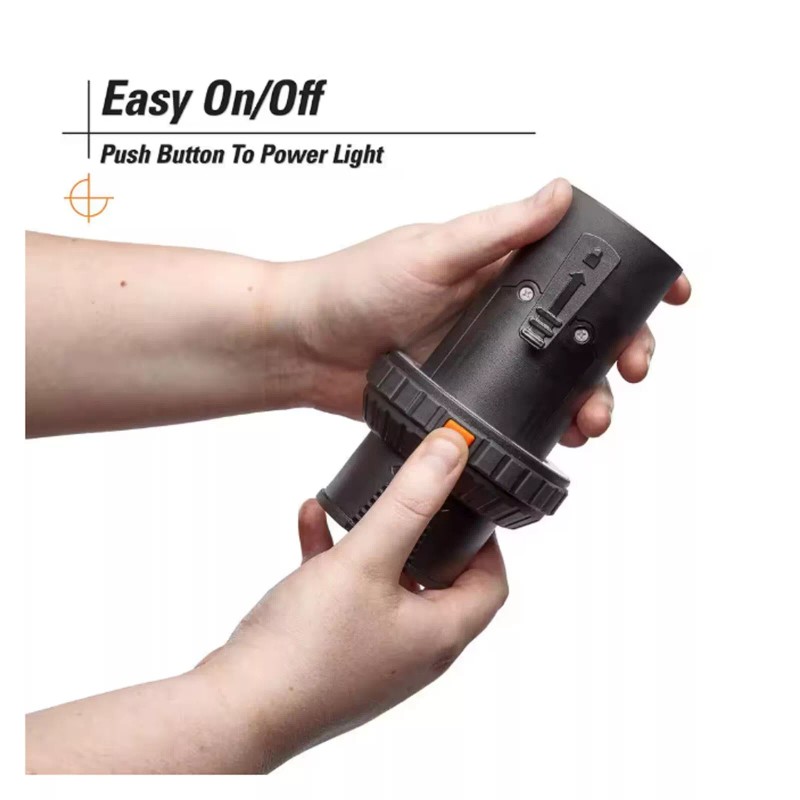 RIDGID 2-1/2 in. LED Lighted Passthrough Accessory Cuff Shop Vac