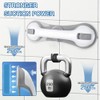 2 Pack Grab Bars for Bathtubs and Showers with 3